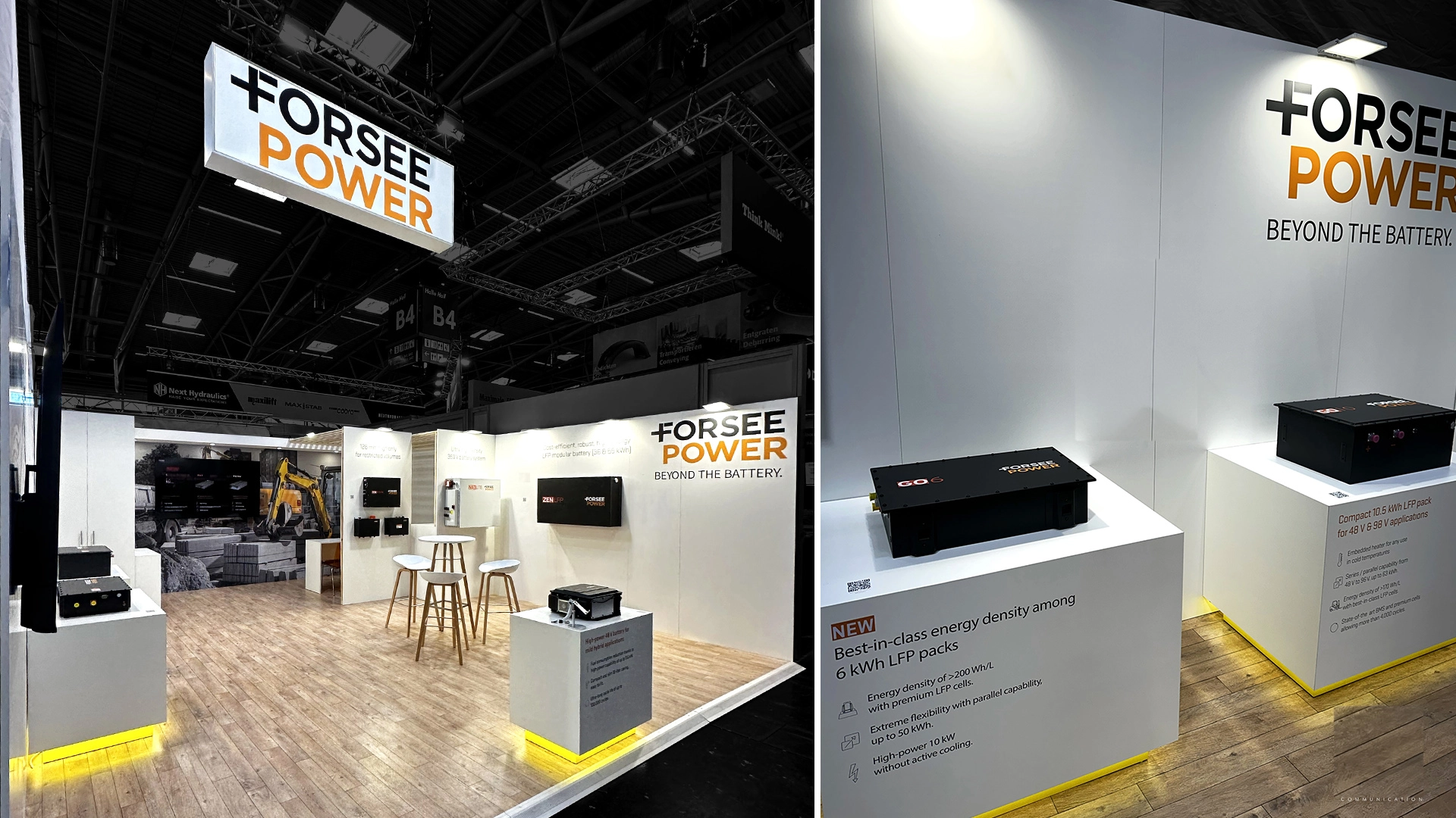Von Fair Idea gebauter individueller Messestand auf der Messe bauma in München
